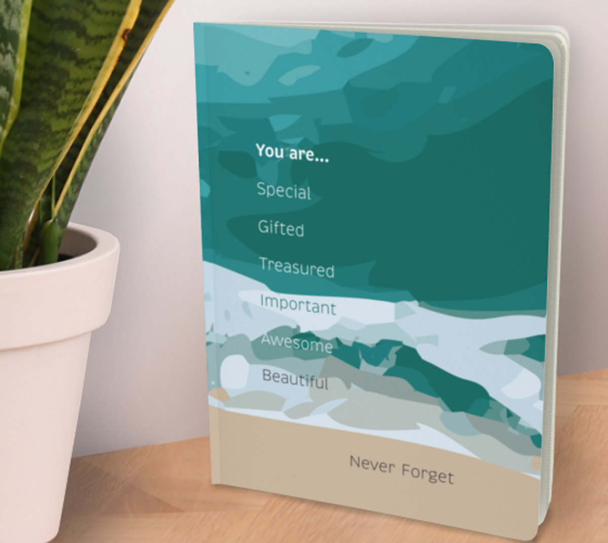 "Never Forget" Large Notebook
