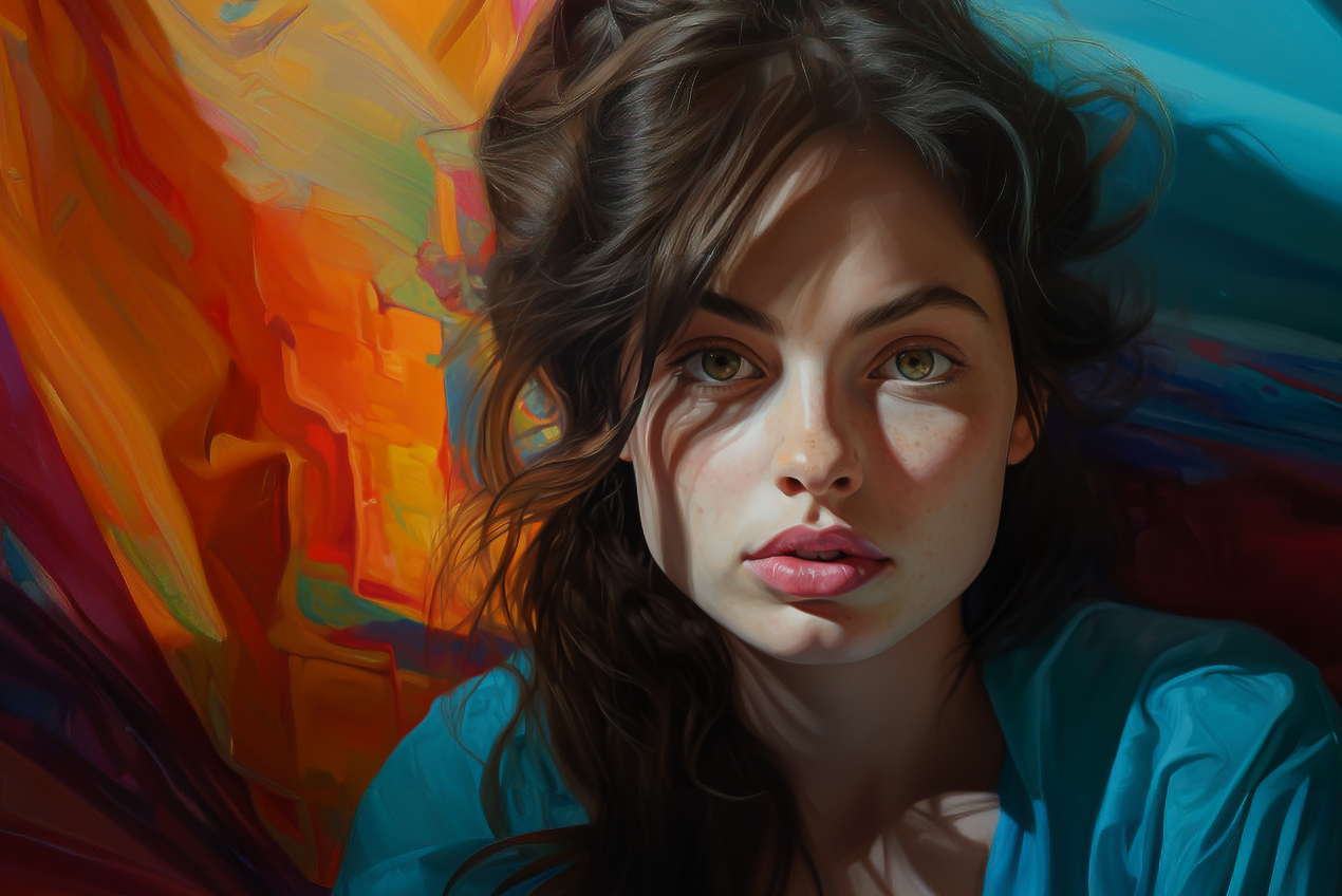 Painted Portrait