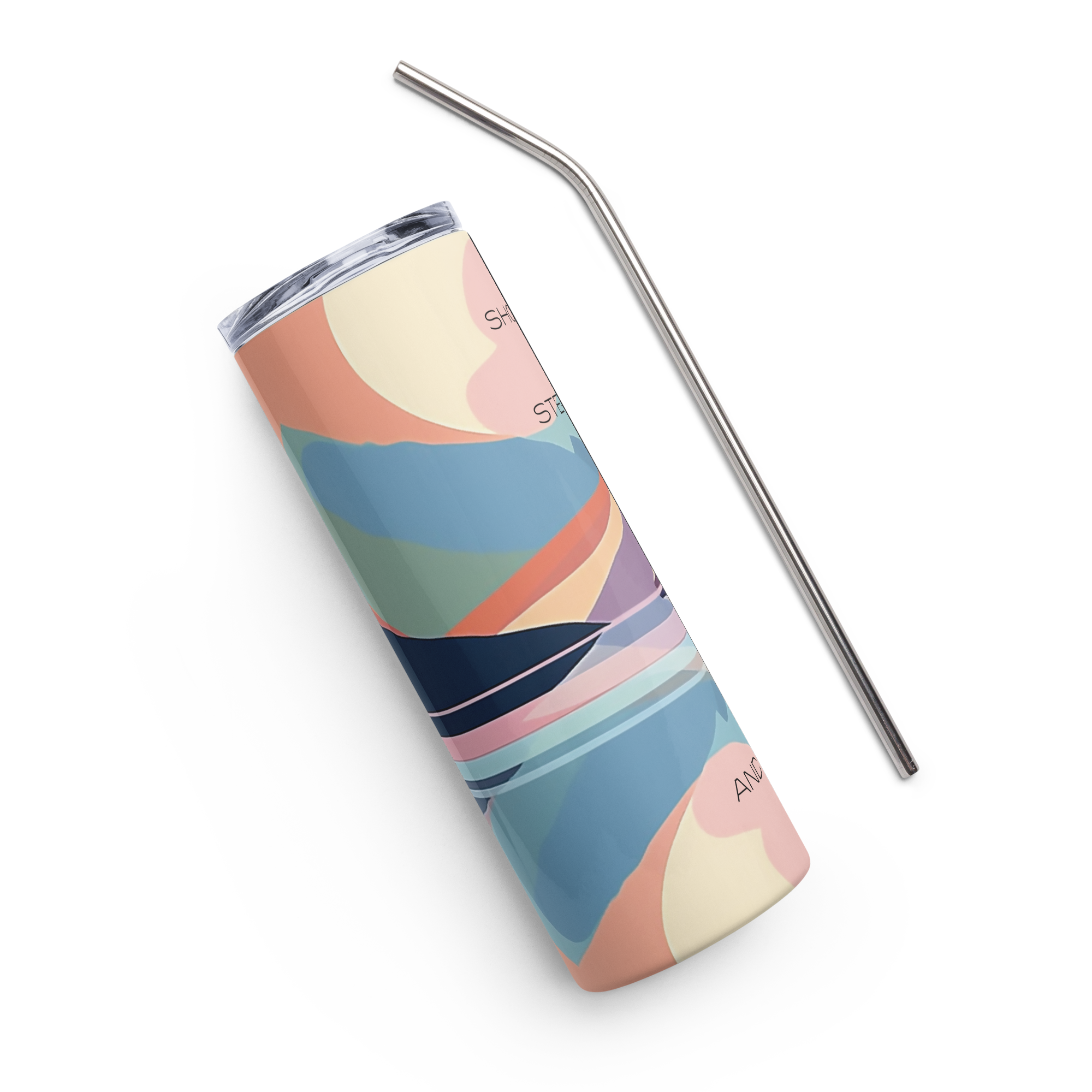 &quot;Show up, Step out, &amp; Shine&quot; Boho Stainless Steel Tumbler